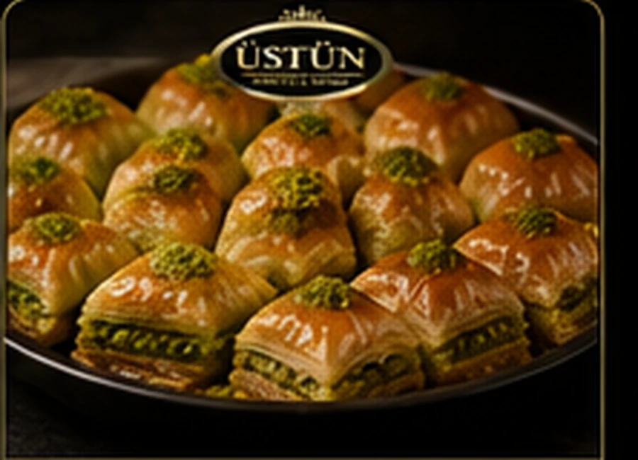 Üstün özel karışık baklava tepsisi