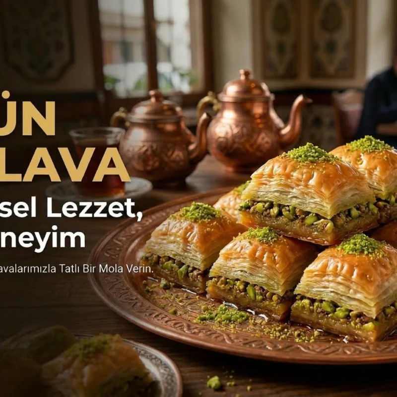 Fıstıklı Kuru Baklava (3 Adet)